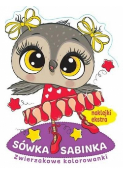 Zwierzakowe kolorowanki. Sówka Sabinka
