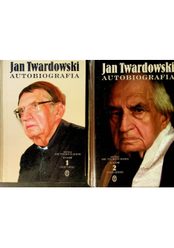 Jan Twardowski Autobiografia tom I i II