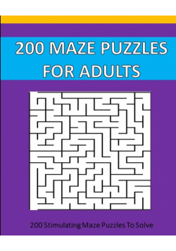 200 Maze Puzzle For Adults