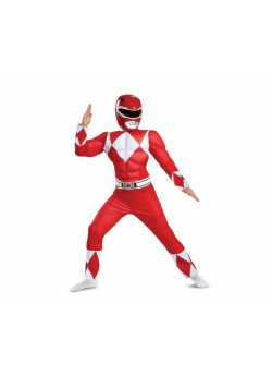 Strój Red Ranger Classic Muscle Power Rangers M