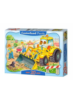 Puzzle 20 maxi - Spychacz CASTOR