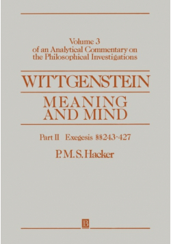 Wittgenstein Meaning   Mind