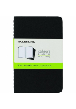 Zestaw 3 zeszytów Moleskine Cahier Journals P
