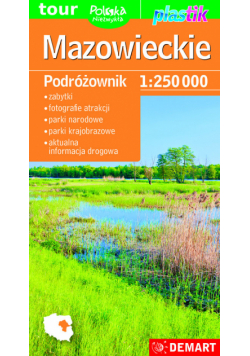 Mazowieckie-mapa turystyczna plastik