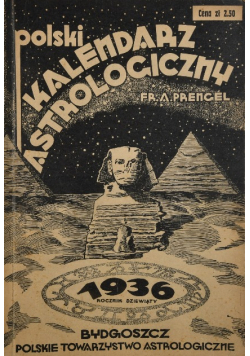 Polski kalendarz astrologiczny 1936 r