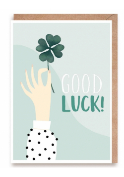 Kartka okolicznościowa Powodzenia Good luck!