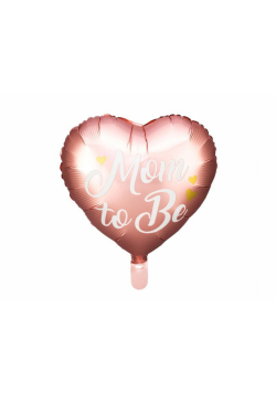 Balon foliowy Mom to Be 35cm różowy