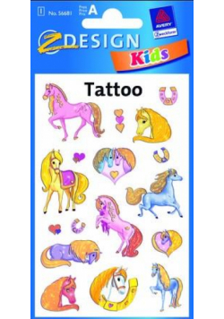 Tatuaże - Błyszczące kucyki