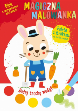 Magiczna malowanka z farbkami - Królik
