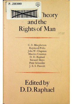 Political theory and the rights of man