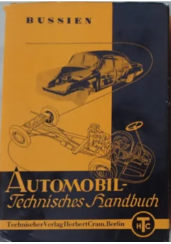 Bussien automobiltechnisches handbuch  band 1