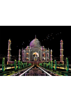 Magiczna Zdrapka - Taj Mahal 40,5x28,5cm