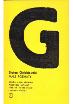 Gołębiowski Małe Poematy