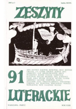 Zeszyty literackie 91 3 / 2005