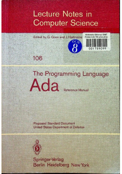 Lecture notes in computer science 106 The programming language