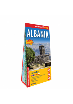 Albania laminowana mapa samochodowo-turystyczna 1:280 000