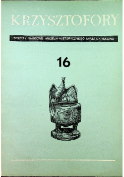Krzysztofory Zeszyt 16