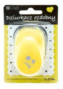 Dziurkacz ozdobny 2,5cm żonkil