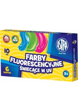 Farby fluorescencyjne 6 kolorów ASTRA
