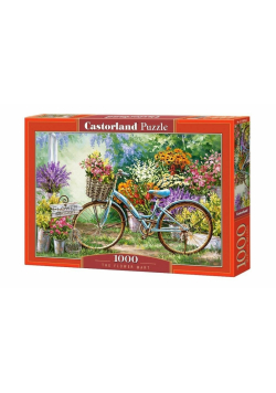 Puzzle 1000 Kwiatowy targ CASTOR