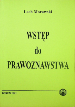 Wstęp do prawoznawstwa