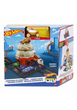 Hot Wheels tor City rajdowa lodziarnia HKK38