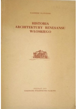 Historia architektury renesansu włoskiego