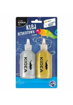 Klej brokatowy 2 kolory 40G KIDEA