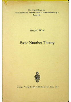 Basic Number Theory