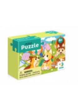 Puzzle 35 mini Puppies in the meadow