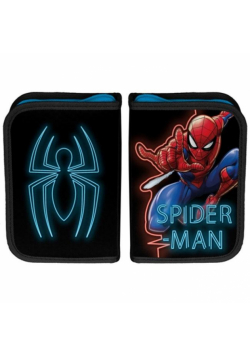 Piórnik z wyposażeniem Spider Man SP22CS-P001 PASO
