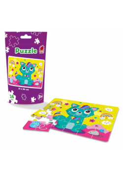 Puzzle edukacyjne - Bajkowy kot