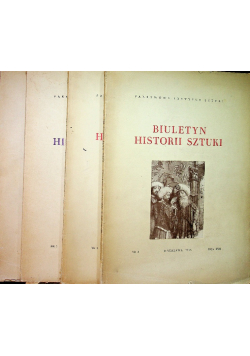 Biuletyn Historii sztuki nr 1 do 4
