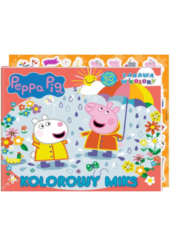 Świnka Peppa. Zabawa w kolory. Kolorowy miks
