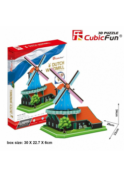 Puzzle 3D Wiatrak Holenderski XL