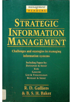Strategic Information Management