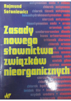 Zasady nowego słownictwa związków nieorganicznych