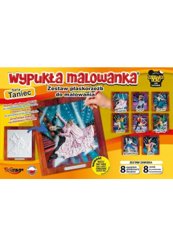 Wypukła malowanka - Taniec Zestaw 8 wzorów