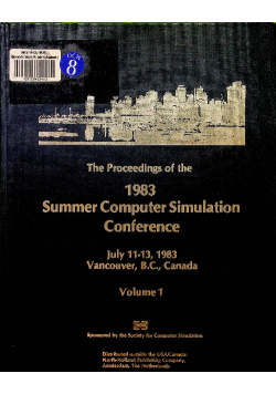 Proceedings of the 1983 Summer Computer Simulation Conference volume I