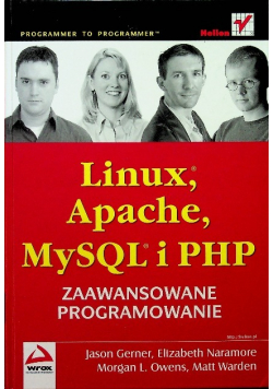 Zaawansowane programowanie Linux Apache MySQl i PHP