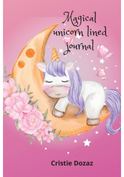 Magical unicorn lined journal