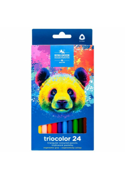 Kredki Triocolor Niedźwiedź 24 kolory