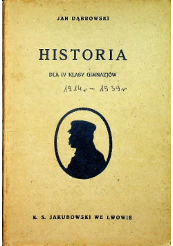Historia dla IV klasy gimnazjów 1937 r.