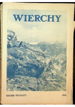Wierchy Rocznik trzynasty 1935 r.