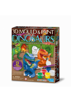 Odlewy gipsowe 3D - dinozaury 4M
