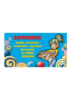 Zaproszenia Young nr 02 (opakowanie 10 szt)