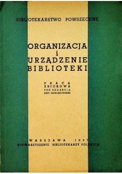 Organizacja i urządzenie biblioteki