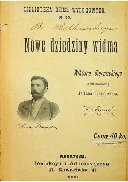 Nowe dziedziny widma 1898 r.
