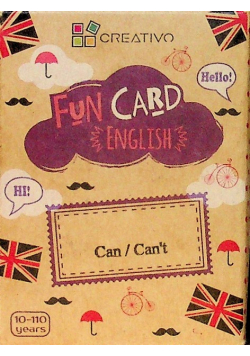Fun Card English Can/Can't Nowe