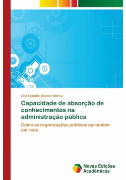 Capacidade de absorção de conhecimentos na administração pública